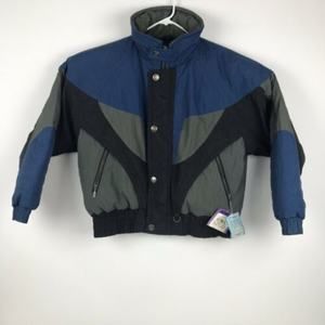 Vintage 90’s Fall Line Goose Down Color Block Ski